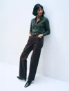 White + Warren Cashmere Collared Cardigan Juniper Green Sweater In Green