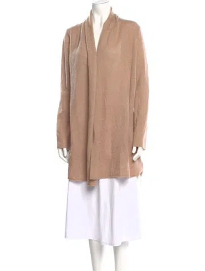 Pre-owned White + Warren Cashmere Cowl Neck Sweater In Neutral