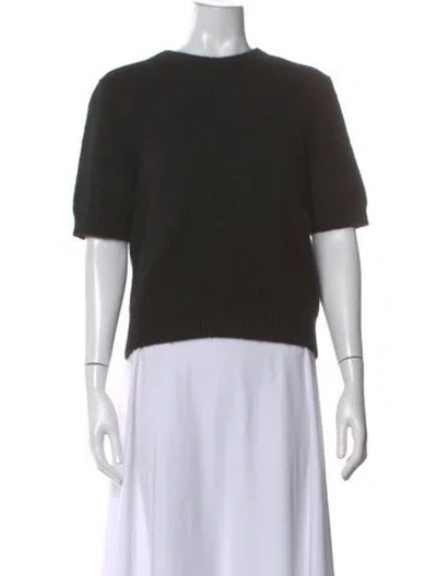Pre-owned White + Warren Cashmere Crew Neck Sweater In Blue