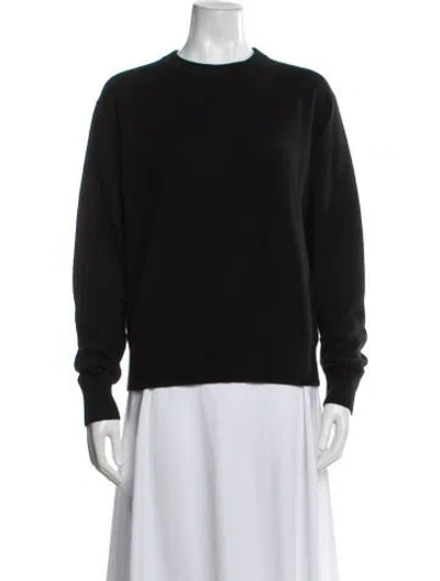 Pre-owned White + Warren Cashmere Crew Neck Sweater In Multi