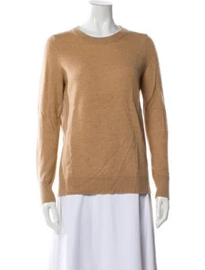 Pre-owned White + Warren Cashmere Crew Neck Sweater In Neutral