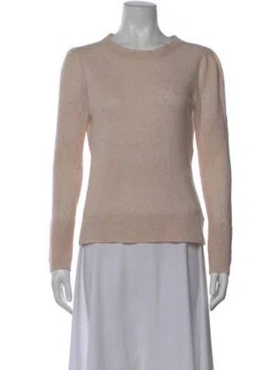 Pre-owned White + Warren Cashmere Crew Neck Sweater In Neutral