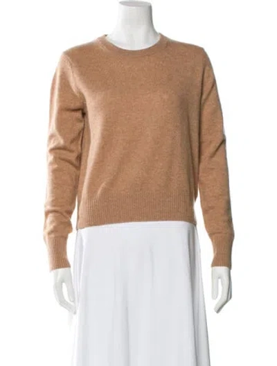 Pre-owned White + Warren Cashmere Crew Neck Sweater In Neutral