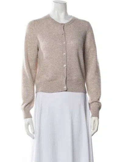 Pre-owned White + Warren Cashmere Crew Neck Sweater In Neutrals