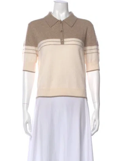 Pre-owned White + Warren Cashmere Crew Neck Sweater W/ Tags In Neutral