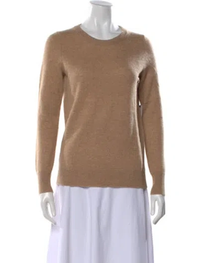Pre-owned White + Warren Cashmere Crew Neck Sweater W/ Tags In Neutral