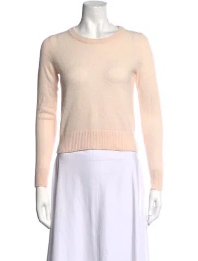 Pre-owned White + Warren Cashmere Crew Neck Sweatshirt In Neutrals
