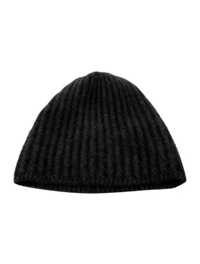 Pre-owned White + Warren Cashmere Knit Beanie In Gray