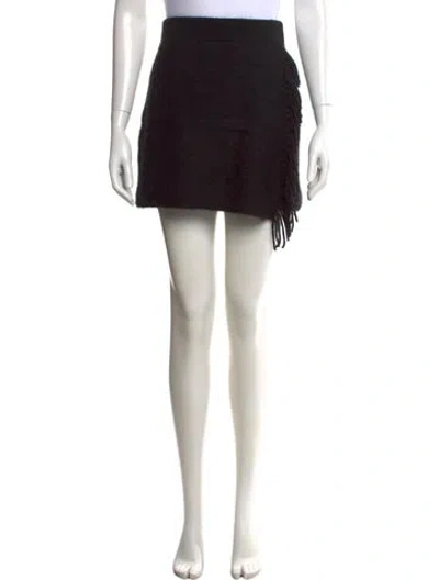 Pre-owned White + Warren Cashmere Mini Skirt W/ Tags In Black