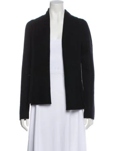 Pre-owned White + Warren Cashmere Open Front Sweater W/ Tags In Multi