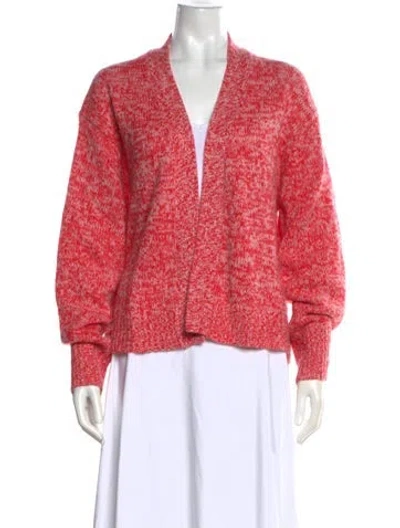 Pre-owned White + Warren Cashmere Patterned Sweater W/ Tags In Pink
