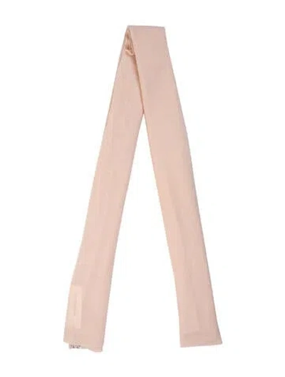 Pre-owned White + Warren Cashmere Printed Scarf In Pink