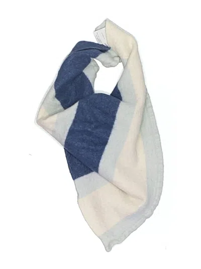 Pre-owned White + Warren Cashmere Scarf In Blue