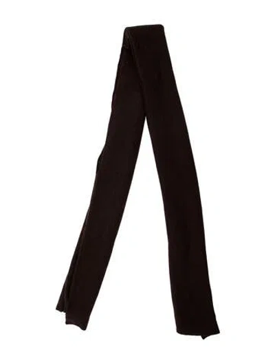 Pre-owned White + Warren Cashmere Scarf In Brown