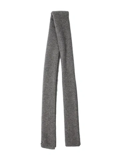 Pre-owned White + Warren Cashmere Scarf In Gray