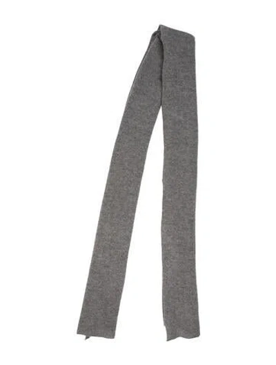 Pre-owned White + Warren Cashmere Scarf In Grey