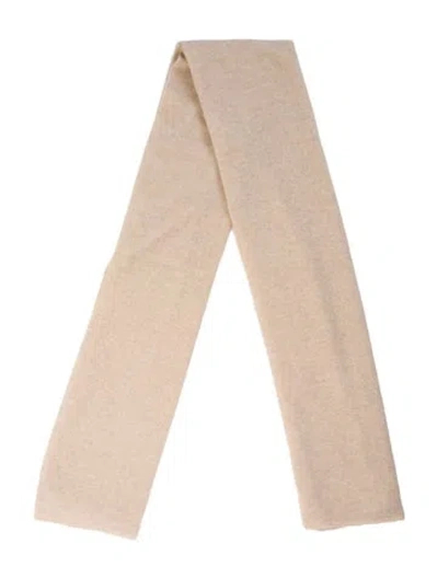 Pre-owned White + Warren Cashmere Scarf In Neutral