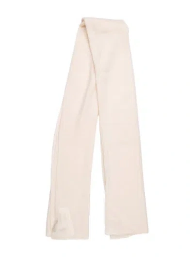 Pre-owned White + Warren Cashmere Scarf In Neutral
