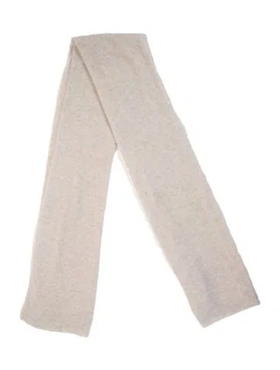 Pre-owned White + Warren Cashmere Scarf In Neutrals
