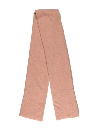Pre-owned White + Warren Cashmere Scarf In Pink