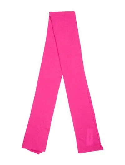 Pre-owned White + Warren Cashmere Scarf In Pink