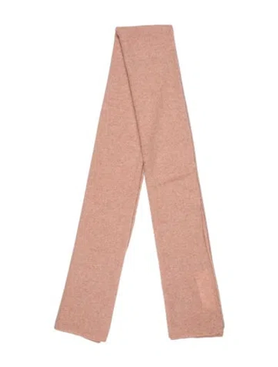 Pre-owned White + Warren Cashmere Scarf In Pink