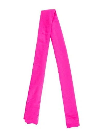 Pre-owned White + Warren Cashmere Scarf In Pink