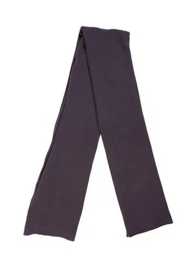 Pre-owned White + Warren Cashmere Scarf In Purple