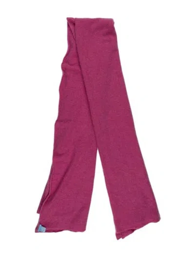 Pre-owned White + Warren Cashmere Scarf In Purple