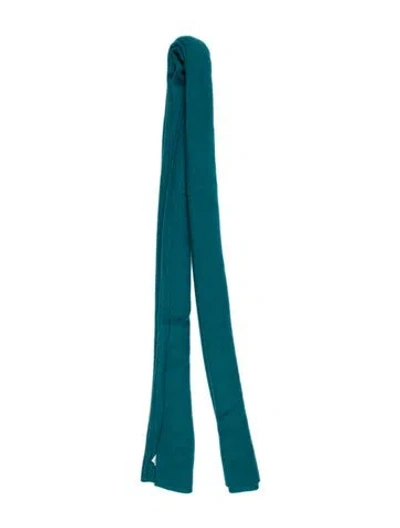 Pre-owned White + Warren Cashmere Scarf W/ Tags In Green