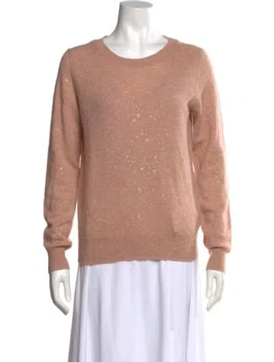 Pre-owned White + Warren Cashmere Scoop Neck Sweater