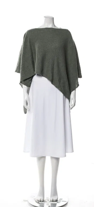 Pre-owned White + Warren Cashmere Shawl In Gray