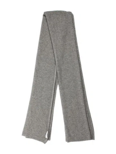 Pre-owned White + Warren Cashmere Shawl In Gray