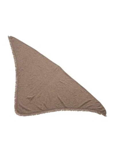 Pre-owned White + Warren Cashmere Shawl In Neutral