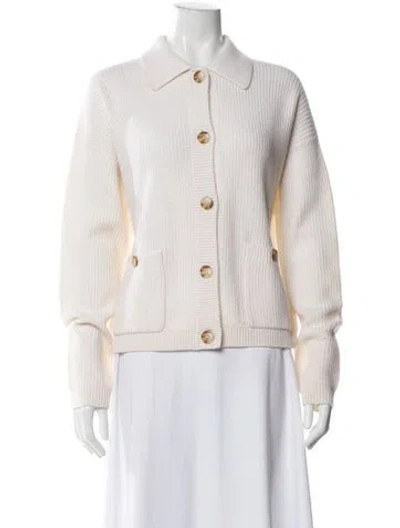 Pre-owned White + Warren Cashmere Sweater W/ Tags In Neutral