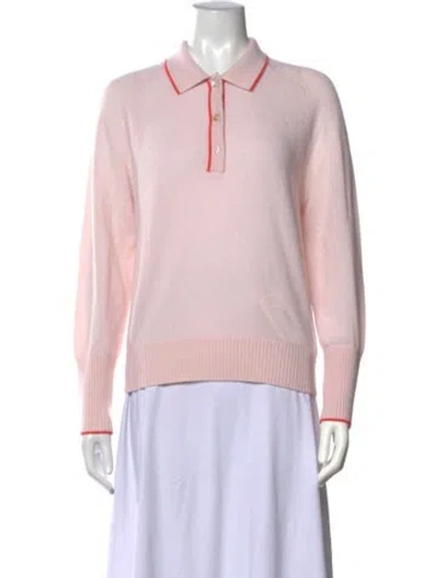 Pre-owned White + Warren Cashmere Sweater W/ Tags In Pink