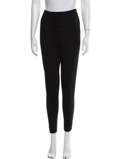 Pre-owned White + Warren Cashmere Sweatpants In Black