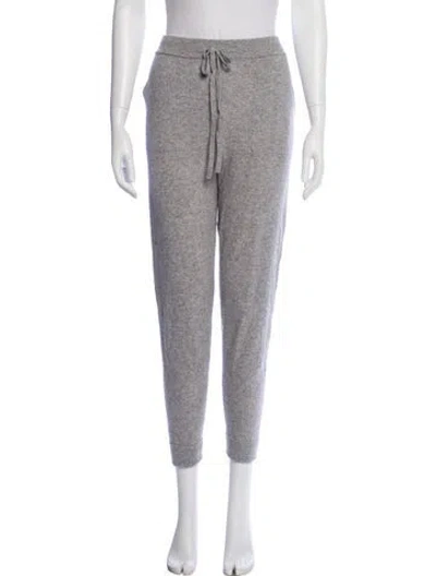 Pre-owned White + Warren Cashmere Sweatpants In Gray