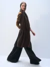 White + Warren Cashmere Travel Wrap In Dark Umber In Brown