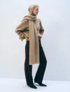 White + Warren Cashmere Travel Wrap In Khaki In Brown