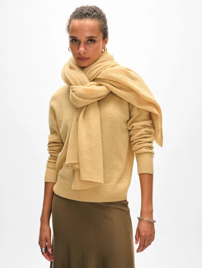 White + Warren Cashmere Travel Wrap In Vintage Gold