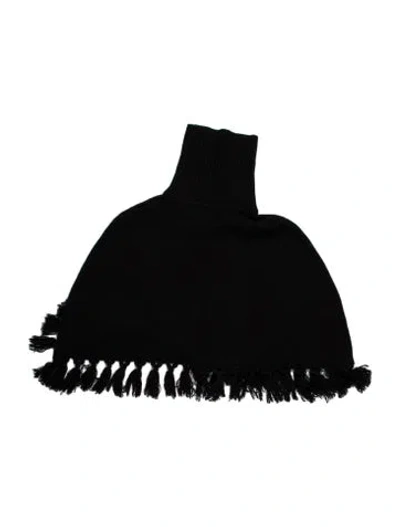 Pre-owned White + Warren Cashmere Turtleneck Sweater In Black