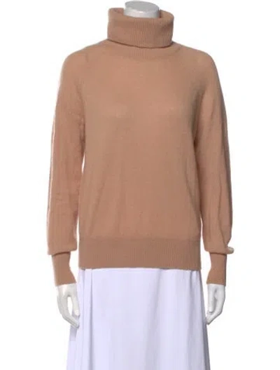 Pre-owned White + Warren Cashmere Turtleneck Sweater In Neutral