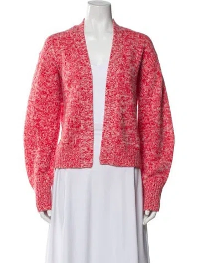 Pre-owned White + Warren Cashmere V-neck Sweater W/ Tags In Pink