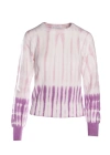 White + Warren Cotton Dip Dye Crew Neck In Confection In Multi