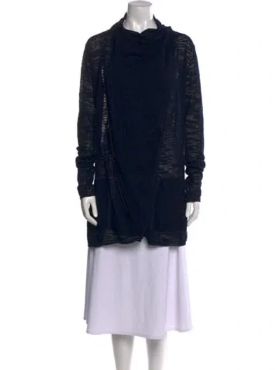Pre-owned White + Warren Cowl Neck Sweater In Multi