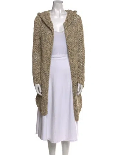 Pre-owned White + Warren Cowl Neck Sweater In Neutral