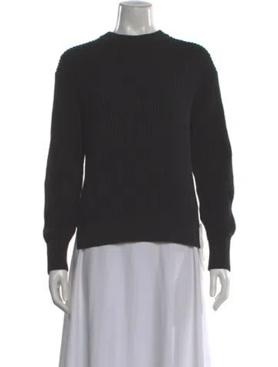 Pre-owned White + Warren Crew Neck Sweater In Gray