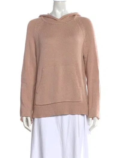 Pre-owned White + Warren Crew Neck Sweater In Pink
