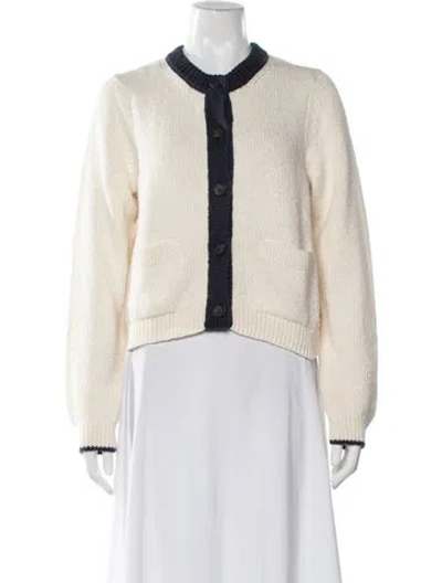 Pre-owned White + Warren Crew Neck Sweater W/ Tags In Neutral